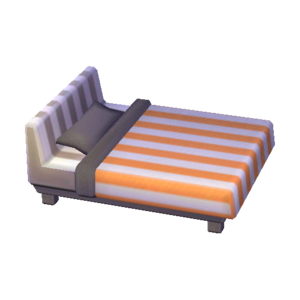 Stripe Bed (Gray Stripe - Orange Stripe) NL Model.png