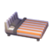 Stripe Bed (Gray Stripe - Orange Stripe) NL Model.png