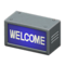 Backlit Sign (Silver - WELCOME) NH Icon.png