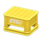 Bottle Crate (Yellow - White Logo) NH Icon.png