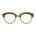 Browline glasses's Brown variant