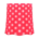 Long Polka Skirt's Red variant