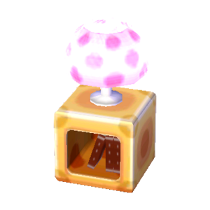 Polka-Dot Lamp (Caramel Beige - Peach Pink) NL Model.png