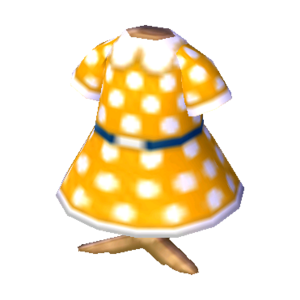 Yellow Dotted Dress NL Model.png