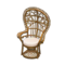 Peacock Chair (Dark Brown & White) NH Icon.png