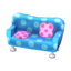 polka-dot sofa