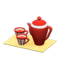 Tea Set (Red - Yellow) NH Icon.png