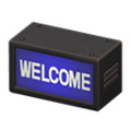 Backlit Sign (Black - WELCOME) NH Icon.png