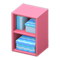 Upright Organizer (Pink - Blue Waves) NH Icon.png