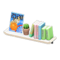 Wall-Mounted Bookshelf (White - Sports) NH Icon.png