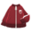 Athletic jacket's Berry red variant