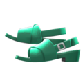 Cross-Belt Sandals (Green) NH Icon.png
