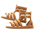 Gladiator Sandals (Brown) NH Icon.png