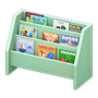 Large Magazine Rack (Light Green) NH Icon.png