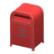 Steel Trash Can (Red - Plastics) NH Icon.png