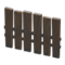 Vertical-Board Fence (Black) NH Icon.png