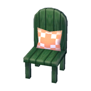 Green Chair (Deep Green - Orange) NL Model.png