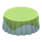 Large Covered Round Table (Green - Plain Pearl Blue) NH Icon.png