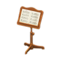 Music Stand (Brown) NH Icon.png