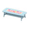 Nordic Low Table (Blue - Flowers) NH Icon.png