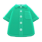 Short-Sleeve Dress Shirt (Green) NH Icon.png