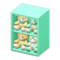 Dreamy Shelves (Green) NH Icon.png
