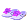 Flower Sandals (Purple) NH Storage Icon.png