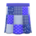 Patchwork skirt's Blue variant