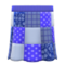 Patchwork Skirt (Blue) NH Icon.png