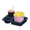 Popcorn Snack Set (Curry-Flavored & Berry Soda - Ribbon) NH Icon.png