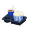 Popcorn Snack Set (Salted & Cola - Blue Stripes) NH Icon.png