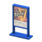 Poster Stand (Blue - Jazz Concert) NH Icon.png