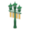 Street Lamp with Banners (Green - Yellow) NH Icon.png