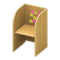 Study Carrel (Light Brown - Sticky Notes) NH Icon.png