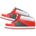 Basketball shoes's Red variant