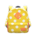 Polka-dot backpack's Yellow variant
