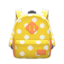 polka-dot backpack