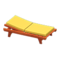 Poolside Bed (Brown - Yellow) NH Icon.png