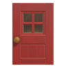 Red Windowed Door (Rectangular) NH Icon.png