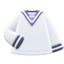 Sailor-Style Shirt (White) NH Icon.png