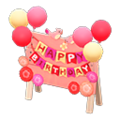 Birthday Sign (Pink) NH Icon.png