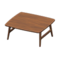 Nordic Table (Dark Wood - None) NH Icon.png