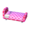 Polka-Dot Bed (Peach Pink - Peach Pink) NL Model.png