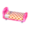 Polka-Dot Bed (Ruby - Red and White) NL Model.png