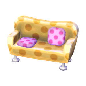 Polka-Dot Sofa (Caramel Beige - Peach Pink) NL Model.png
