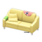 Sloppy Sofa (Yellow - Pink) NH Icon.png