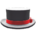Top hat's Black variant