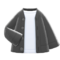 Cardigan-Shirt Combo (Black) NH Icon.png
