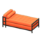 Cool Bed (Black - Orange) NH Icon.png