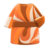 Marble-Print Dress (Orange) NH Icon.png